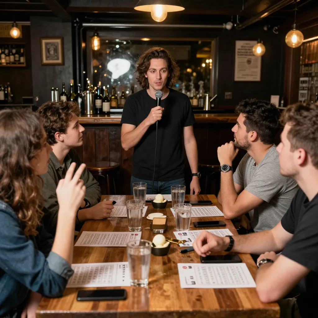 Bar trivia event